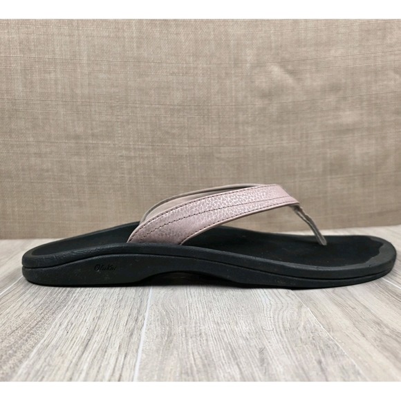 Olukai Ohana Petal Pink Flip Flop Thong Sandals Women's Size 10 Pool Summer - Picture 3 of 9